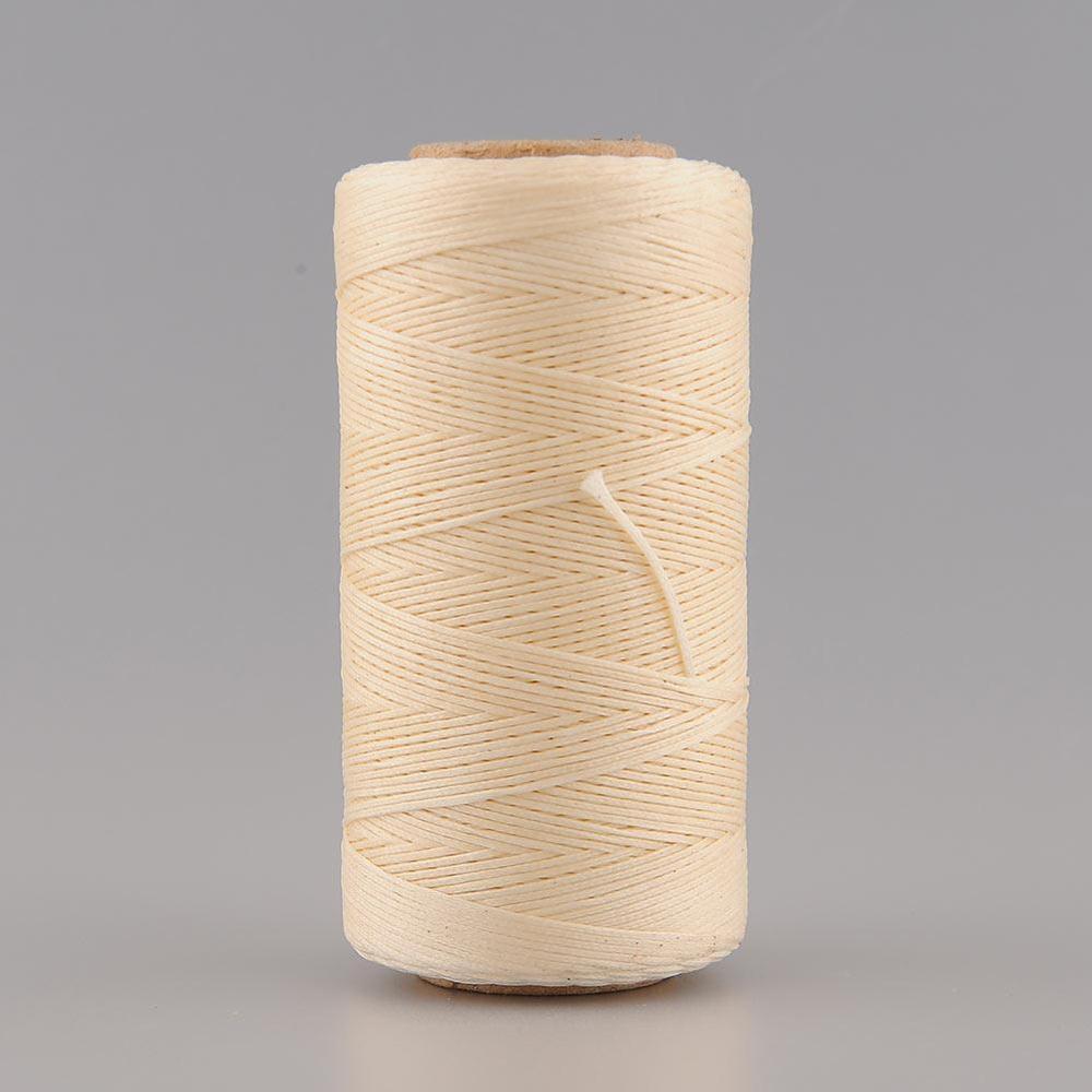 260Meter Waxed Thread Machine Embroidery Thread Hilo Encerado Hilo Para Bordar Hilos De Bordar Fil a Broder Craft Supplies: Beige