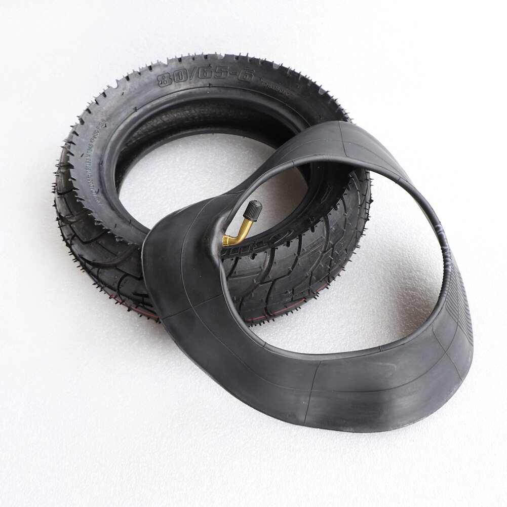 Tubo interior de neumático para patinete eléctrico, accesorio de neumático de carretera endurecido y ensanchado, para V Mart de 10 pulgadas, 80/65-6 (10x3,0-6): tyre and tube