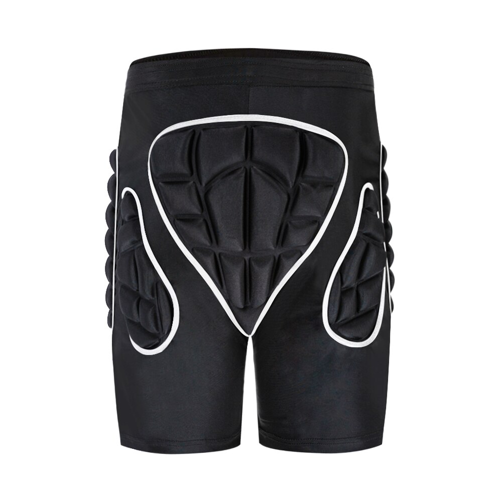 Wosawe sportsudstyr kort beskyttende hofte-butt pad ski skate skateboard snowboard beskyttelse modstand rulle polstrede shorts: Ml101 / L