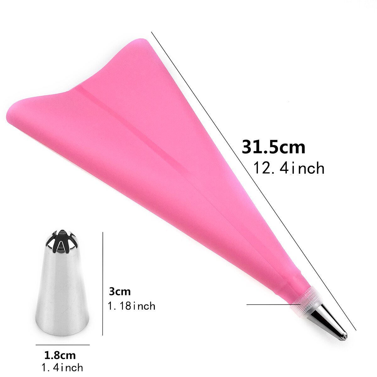 16pcs/set Cake Decorating Kit Supplies Set Tools Piping Tips Pastry Icing Bag Nozzles Baking Set Flower Bag Mouth Squeezed