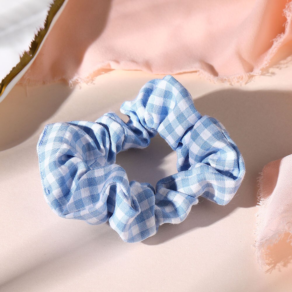 FAMSHIN nouvelle grand intestin bandeau chouchous femmes Daisy élastique bandes de cheveux dentelle gomme cheveux cravate queue de cheval tenir coiffe: AGH950714