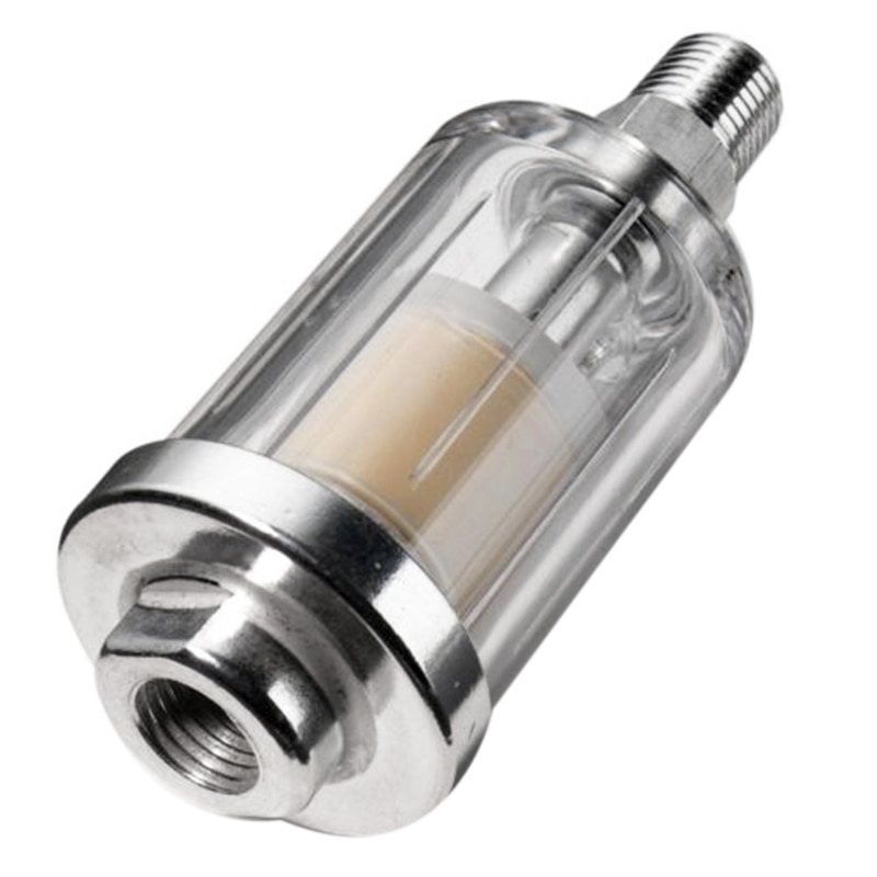 1/4 inch luchtcompressor pneumatisch stoffilter olie-waterafscheider 90 psi: Default Title