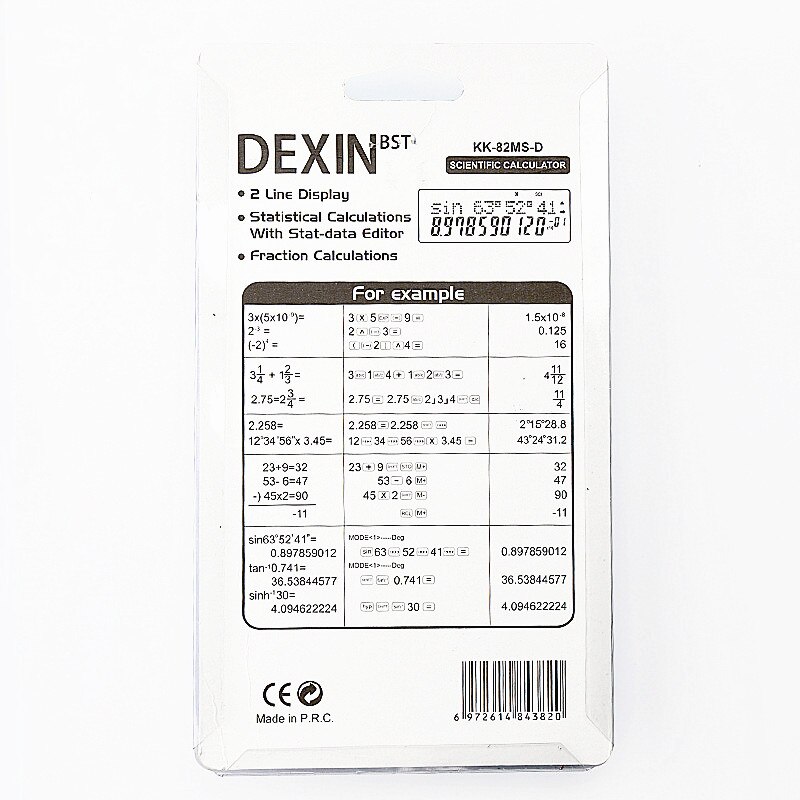 School Engineering Scientific Calculator Students Stationary Calculating Tool Office Special Multi-Function