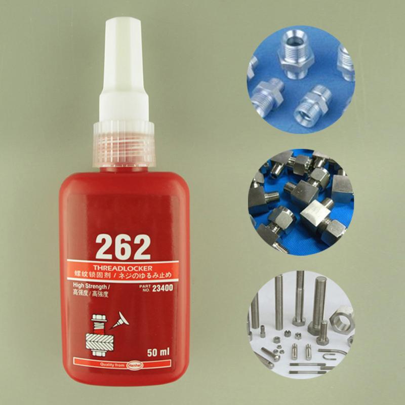 1Pc 50ml 262/271/272 Liquid Glue Blue Anaerobic Adhesive Removable Sealant Thread Super Glue For Metal Surfaces And Screw