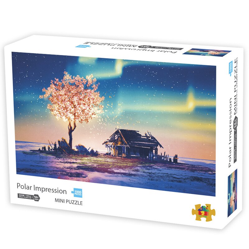 42*30 centimetri jigsaw puzzle 1000 pezzi di Arte di Montaggio foto di Paesaggio di puzzle per adulti giochi giocattoli per adulti mat: wjb36