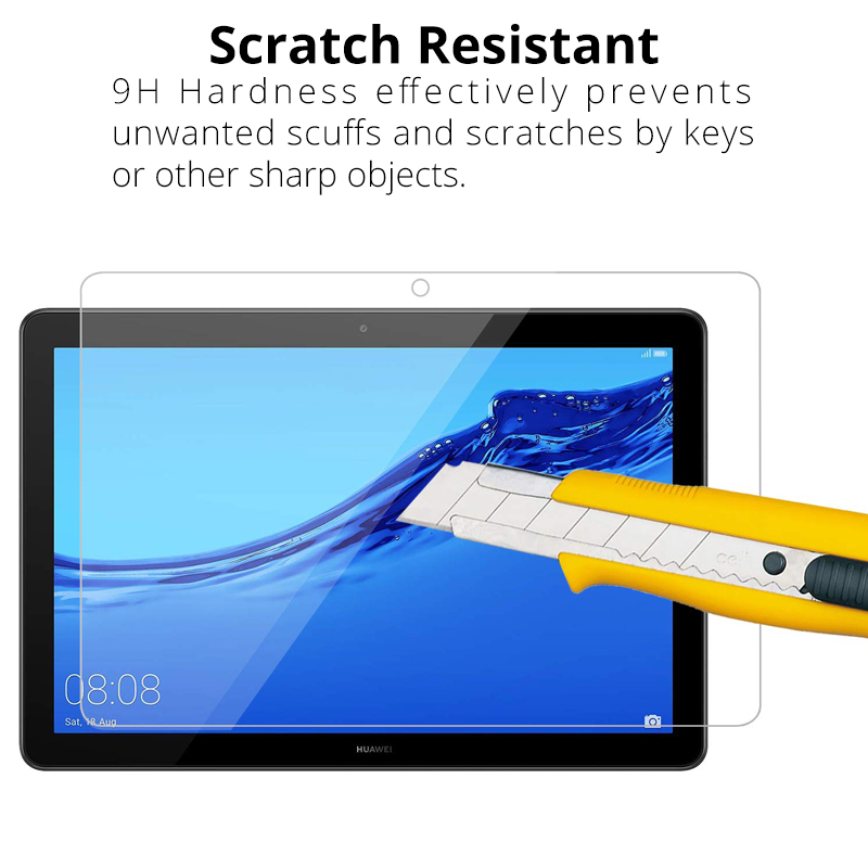 Protector de pantalla de cristal templado película para Huawei MediaPad T5 10 T3 9,6 M5 Lite 10,1 MatePad T8 8,0 Honor V6 10,4 MatePad Pro 10,8