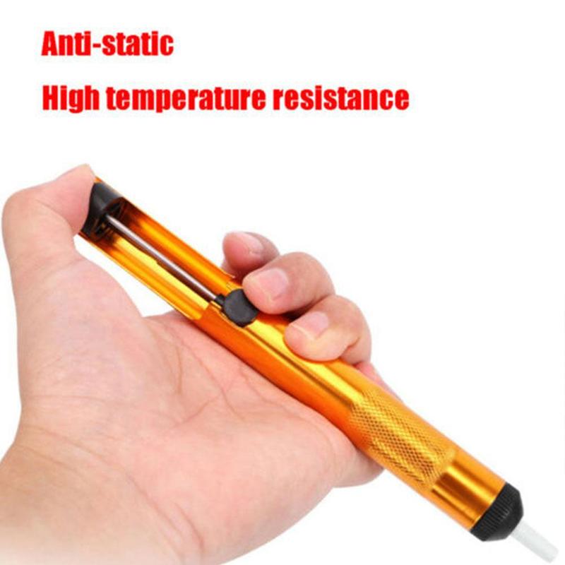 Aluminum Desoldering Pump Suction Tin Gun Soldering Removal Vacuum Sucker Tools Soldering Welding Hand Pen Iron Desolder