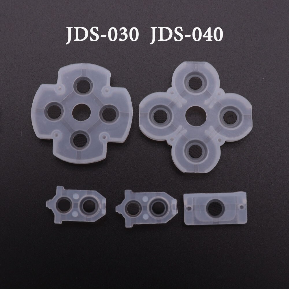 til sony playstation 4 ps4 kontroller jds 001 010 030 jdm 050 055 ledende silikongummiputer til dualshock 4 l2 r2 knapper: Jds -030 040