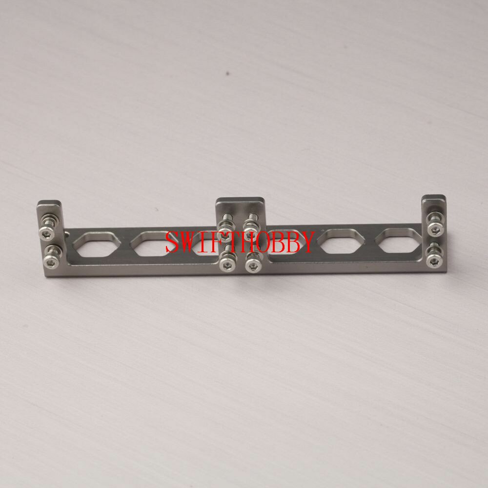 Aluminio doble S3003 Servo montaje para Servo Futaba S3003 para barco RC