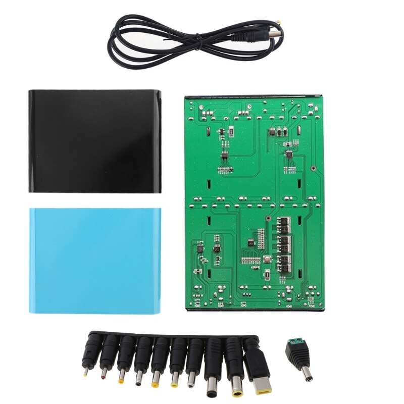 USB 5.5x2.1mm 12V-24V Output 12x 18650 Batteries DIY Power Bank for Laptop Phone: A