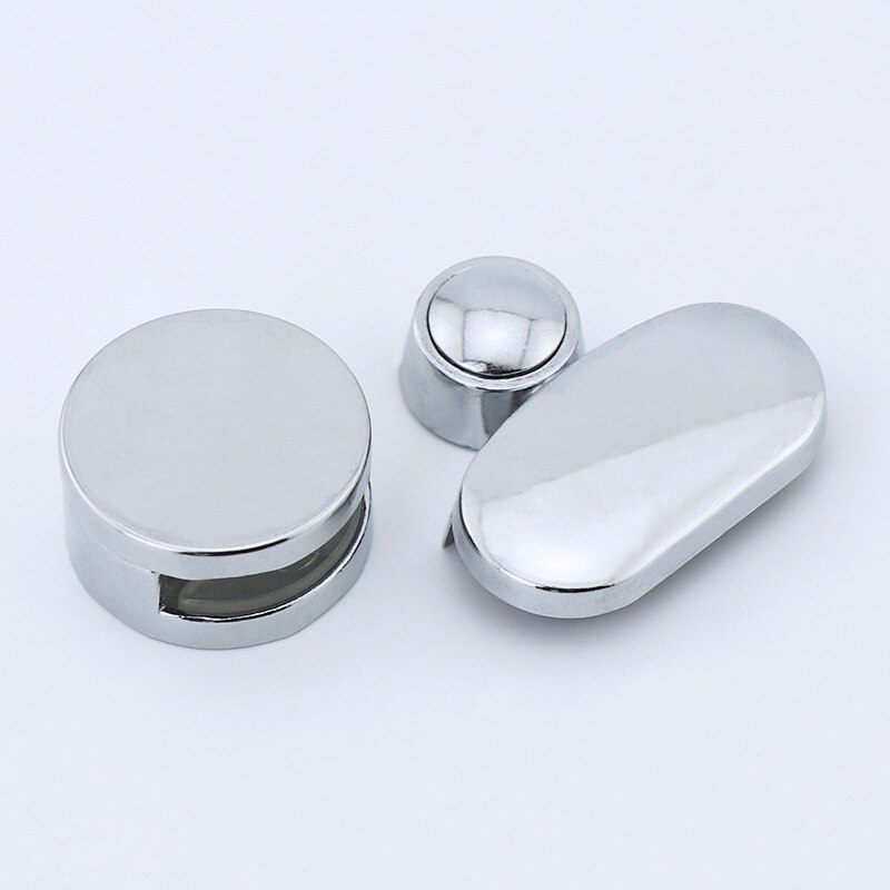Clip de espejo sin marco para montaje en pared, abrazaderas de cristal, Clip de cristal para baño, espesor de soporte de espejos: 3-5mm, 4 Uds.