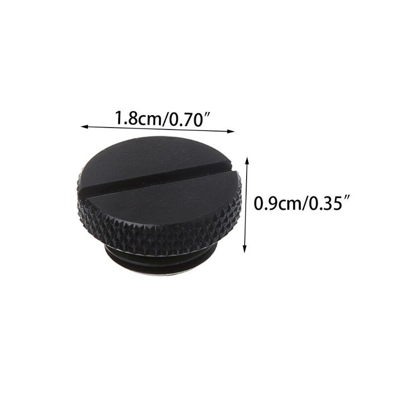 Mini G1/4 Smooth Water Stop End Cap Plug For Water Cooling System Sealing Up