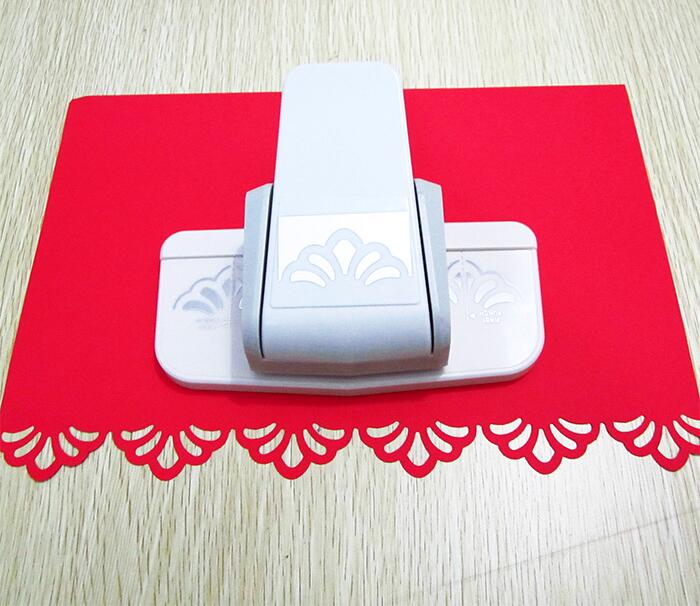 Perforadora de bordes para papel, dispositivo de espuma para estampar Bordes de álbum de recortes, cortador de papel artesanal hecho a mano, , novedad: Beike