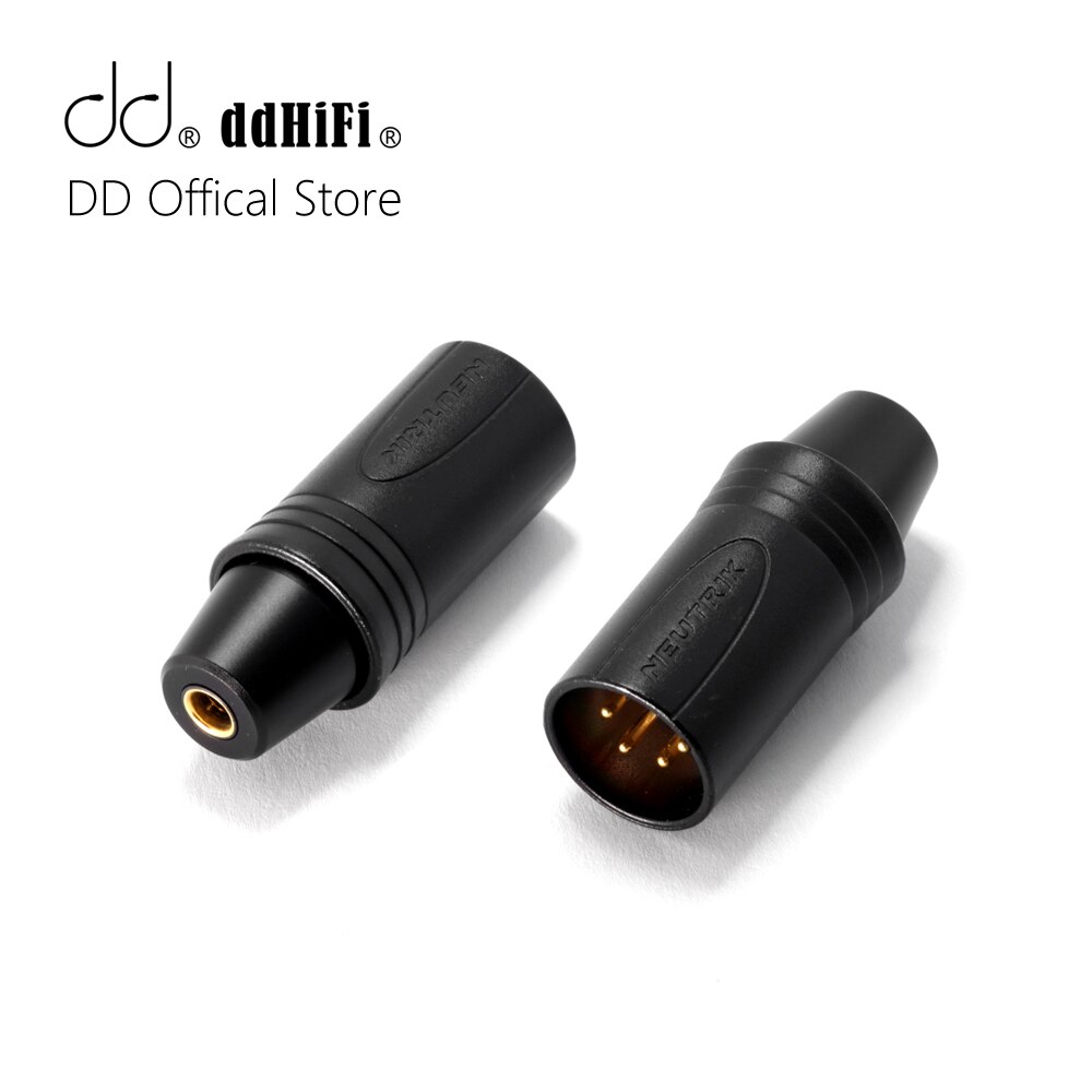 DD ddHiFi XLR44B XLR 4Stift zu 4,4mm Ausgewogene Adapter, anzupassen XLR Traditionellen Schreibtisch-Geräte zu 4,4mm Audio- Geräte oder Kopfhörer