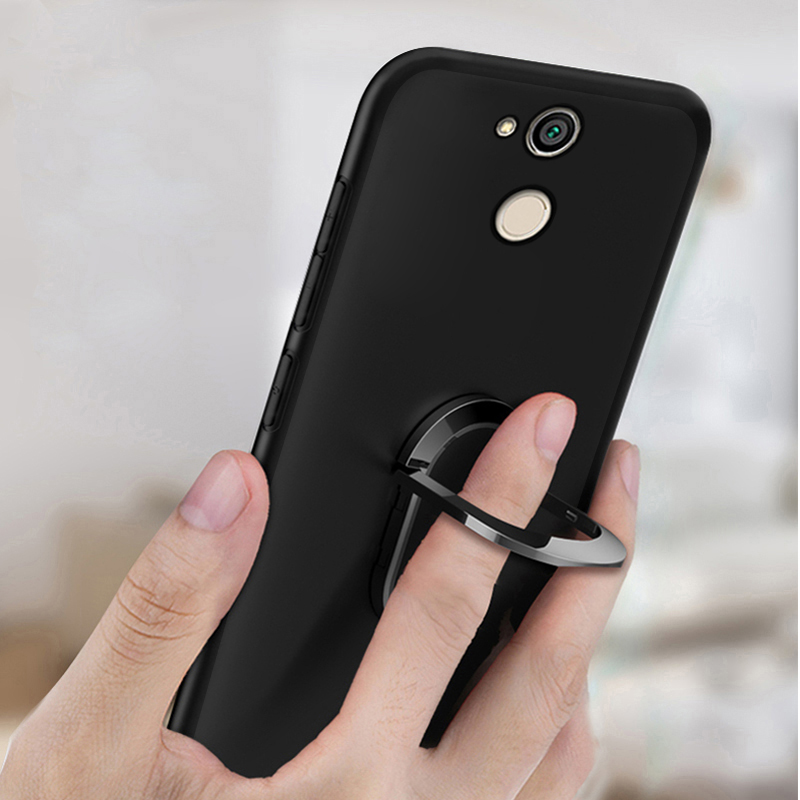 Hoesje Voor Sony Xperia Xa2 Hoesje H3113 H3123 H3133 H4113 H4133 Klassieke Vingerring Zachte Siliconen Coque Voor Sony Xperia Xa2 Funda