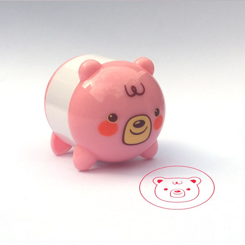 Cartoon Dieren Postzegels Kinderen Speelgoed Kids Seal Voor Scrapbooking Stamper Diy Cartoon Stamper Speelgoed: Pink Bear