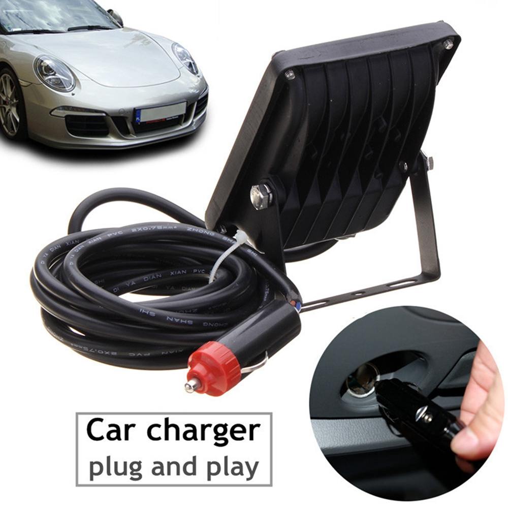 10W DC12V LED Flood Light Work Lamp Car Charger Waterproof IP65 Outdoor Lighting for Camping Travel