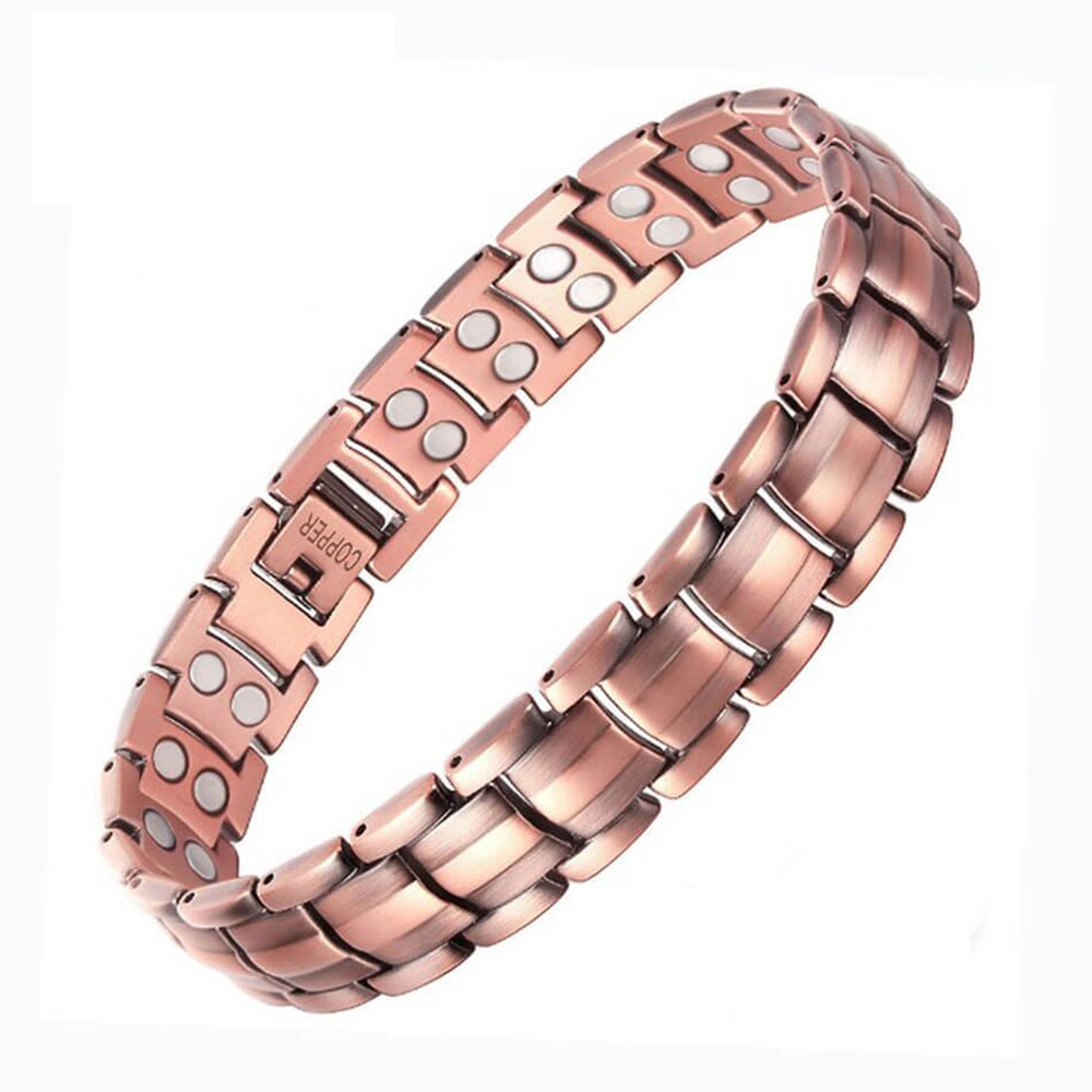 Moda donna uomo bracciale in rame magnete potenza adulto multifunzione energia salute polsino