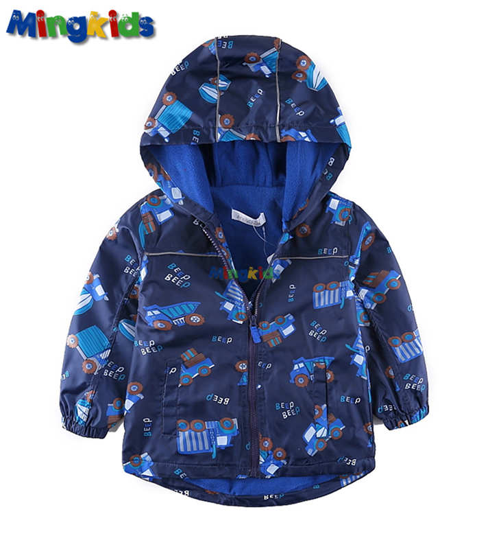 Export Europa Jongen Waterdichte Jas Met Fleece Voering Outdoor Regenjas Winddicht Warme Herfst Lente Eu 80-116: 5T