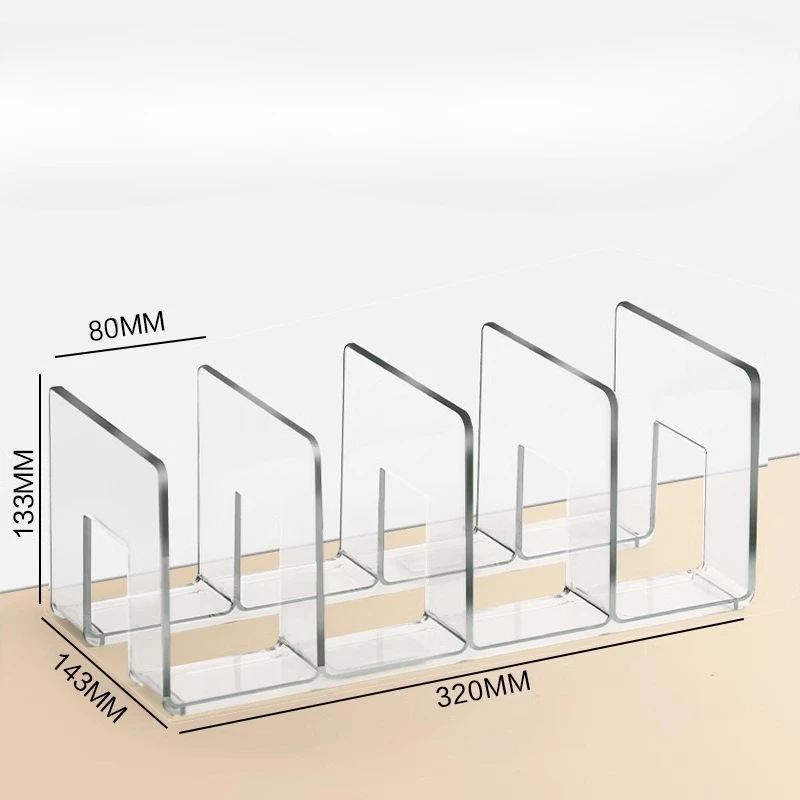 Doorzichtige plastic portemonnee handtas organisator 4-delige tas kast plankverdeler portemonnee displaystandaard handtas opslag organisator houder
