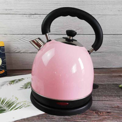 CUKYI acier inoxydable 1800 W bouilloire électrique ménage 2L sécurité Auto-Off fonction chauffage rapide, or rouge 220 V EU US plug: Rose