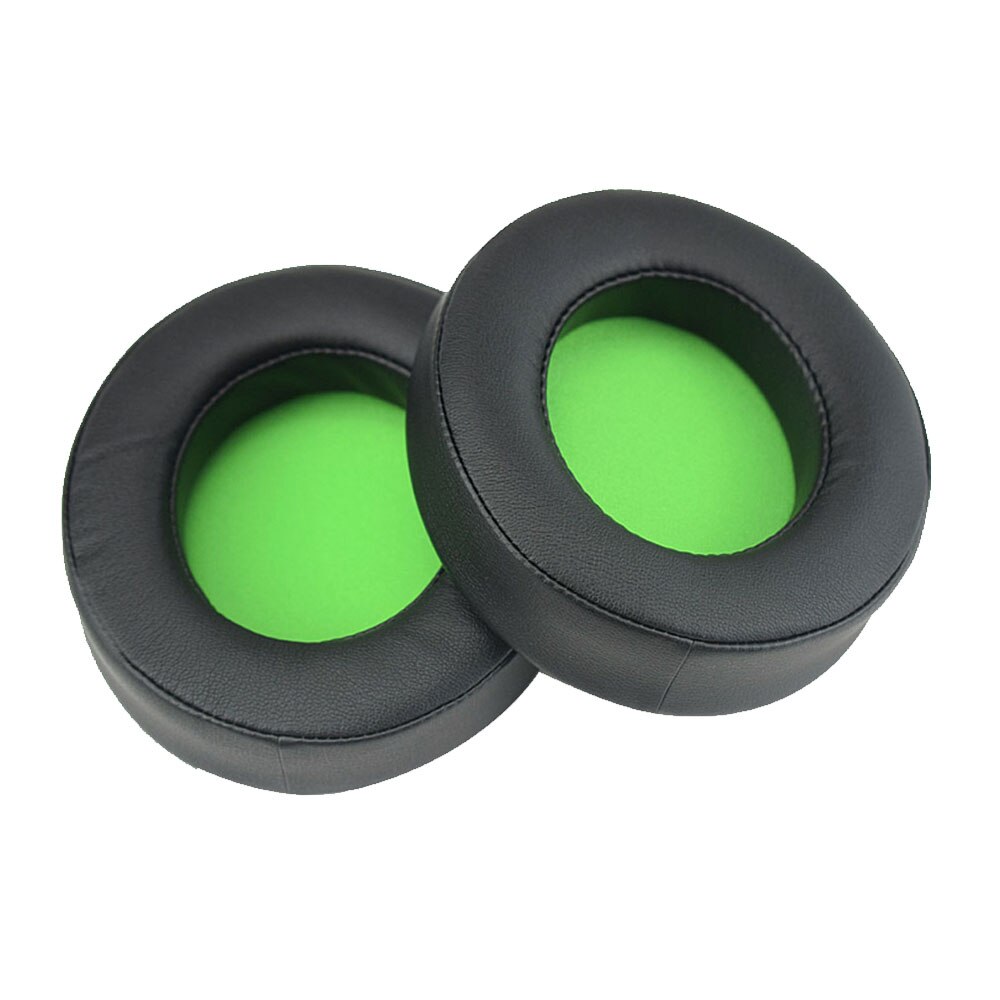 POYATU For Razer Kraken 7.1 Ear Pads Headphone Earpads For Razer Kraken 7.1 Chroma V2 USB Gaming Pro V2 Ear Pads Cushion Cover: green