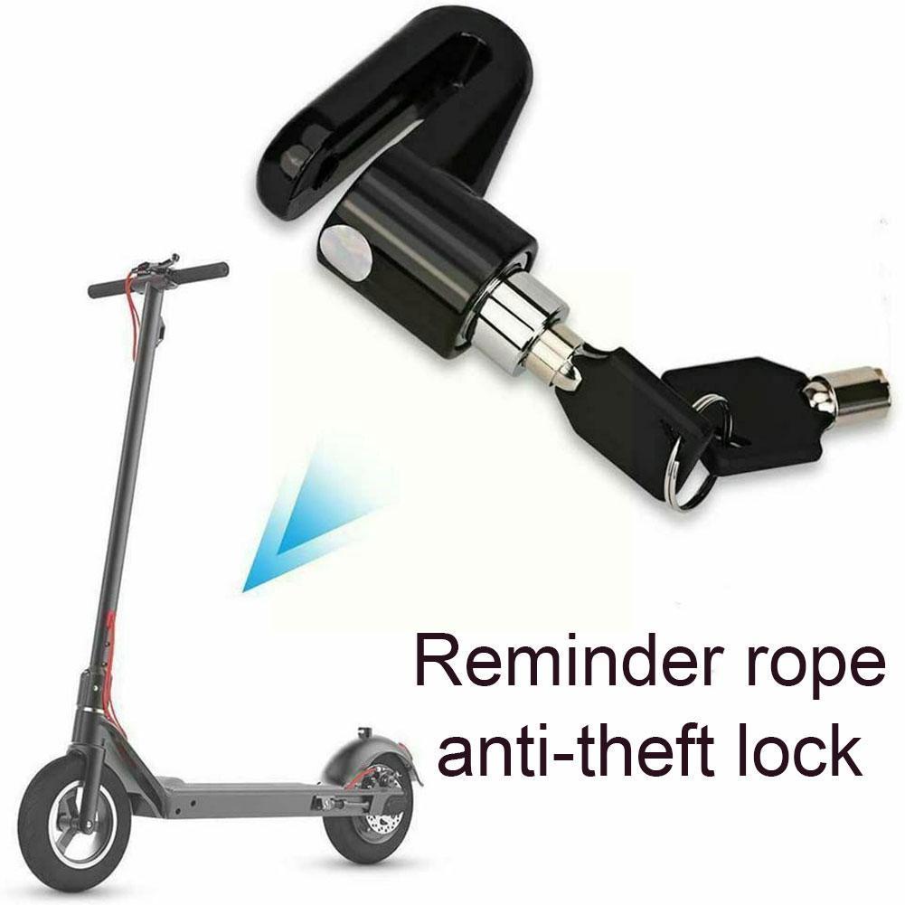 Anti-theft Disc Brakes Lock With Steel Wire M365 Electric Scooter Skateboard Wheels Brake Lock Disc H2d5