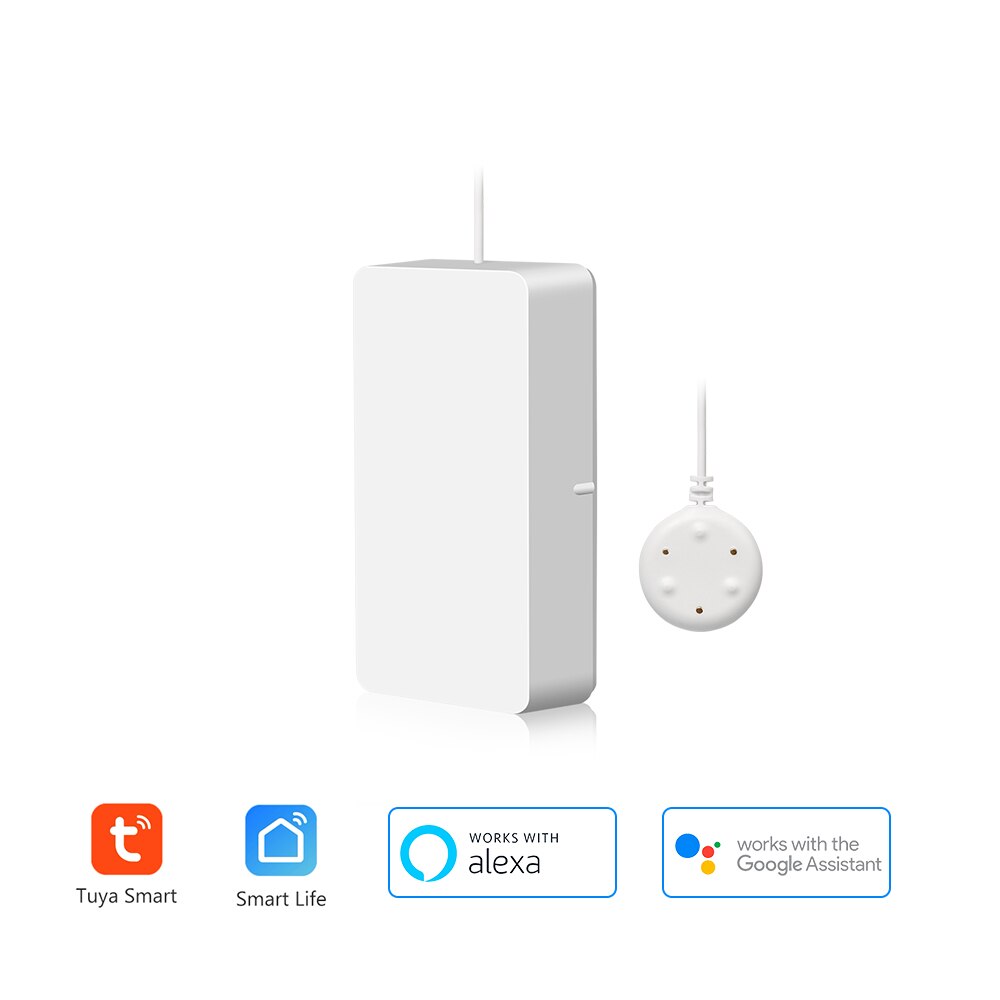 Tuya Smart WiFi Water Leak Detector Home Alarm Water Leakage Alarm Flood Alert Overflow Security Alarm System Water Sensor: Water Sensor x1
