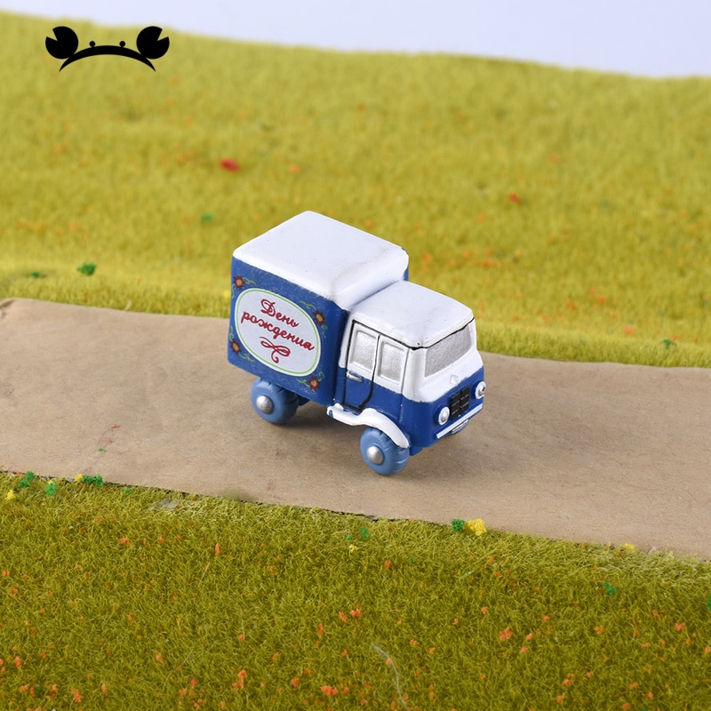 Pequeño Micro paisajismo decoración miniatura camiones casa hadas jardín hogar Decoración Bonsai terrario Adorno