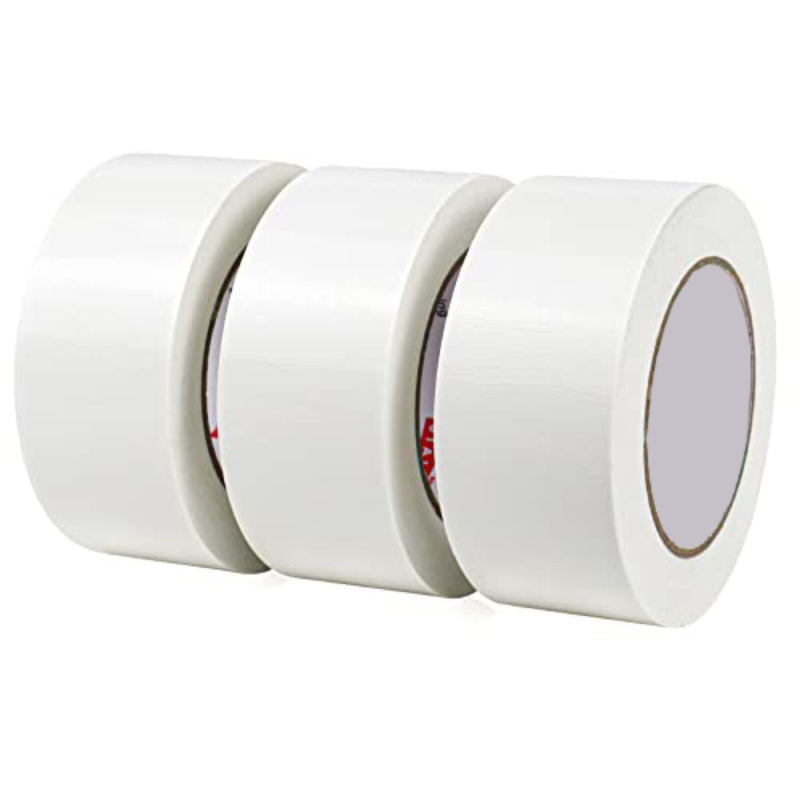 Kraftig hvid gaffatape , 2 cm,  x 30 yards, , 8.27 mil tykkelse, stærk, fleksibel, ingen rester, til reparationer, industriel: Brun