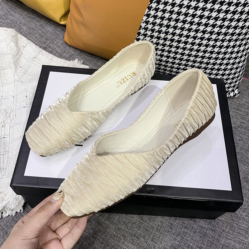 spring and autumn comfortable and breathable flat bottom breathable woven casual sports women's shoes sports shoes