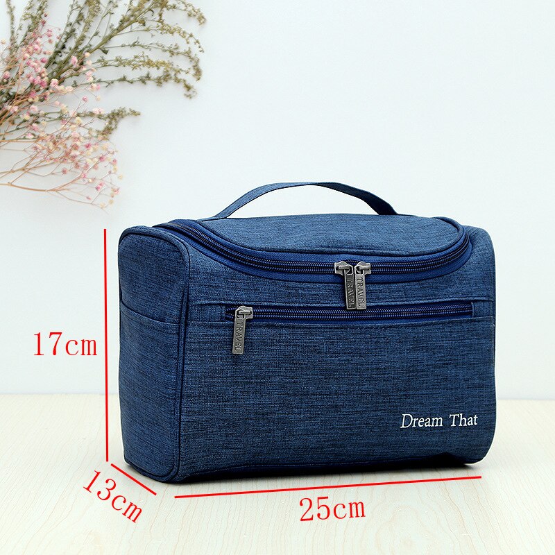 Bolsa de cosméticos organizadora para viagem, bolsa feminina para maquiagem com capuz, armazenamento de casa de banho