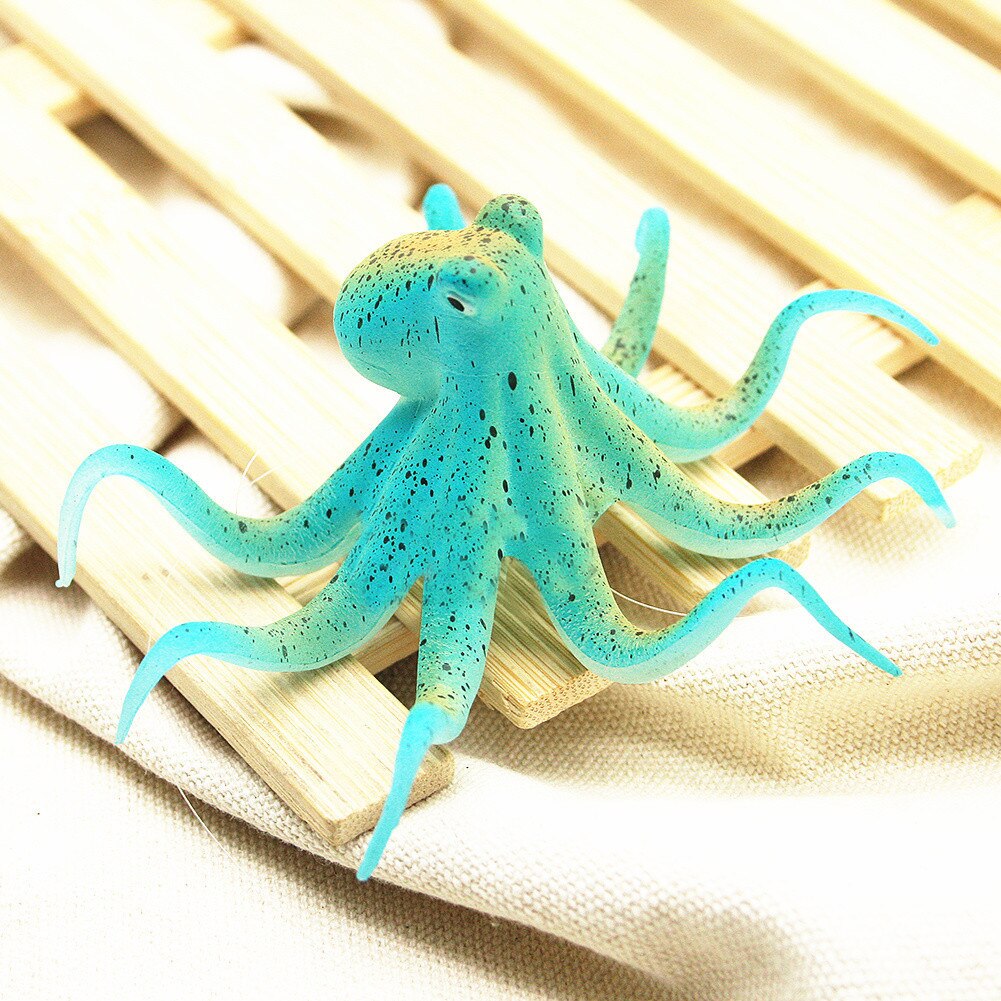 Luminous Artificial Octopus Simulation Fish Tank Aquarium Landscape Decoration