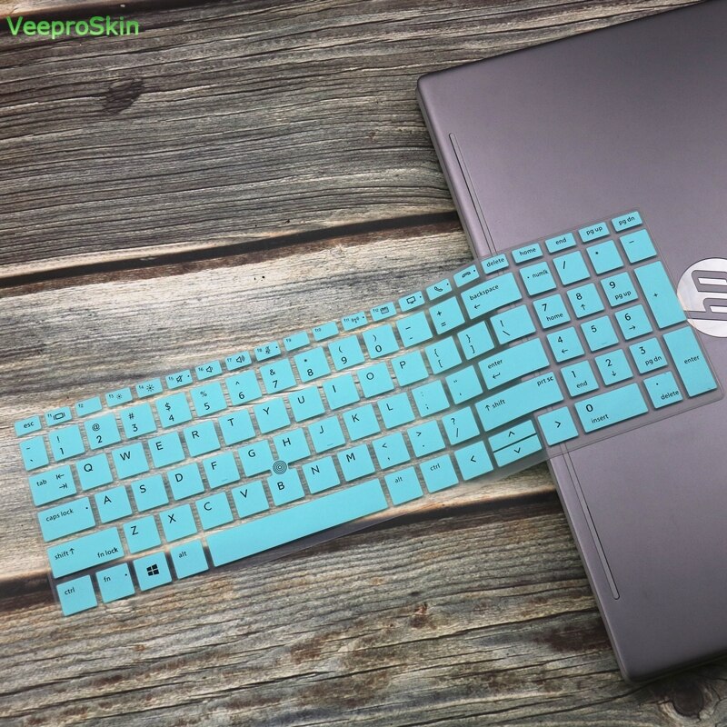 Laptop tastatur cover protector skin til 15.6 " hp elitebook 755 g5 850 g5 15.6 tommer: Hvidblå