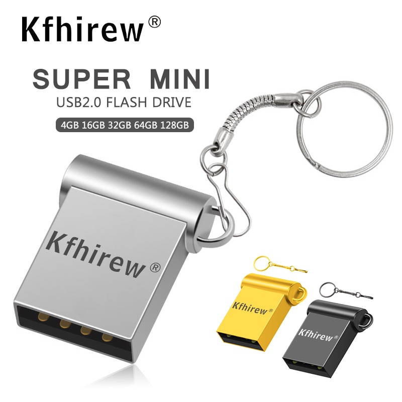 Super mini USB flash pendrive 16GB 32GB de memoria USB de alta velocidad USB 2,0 4GB 64GB 128GB U disco de dispositivo externo de pen drive 8GB