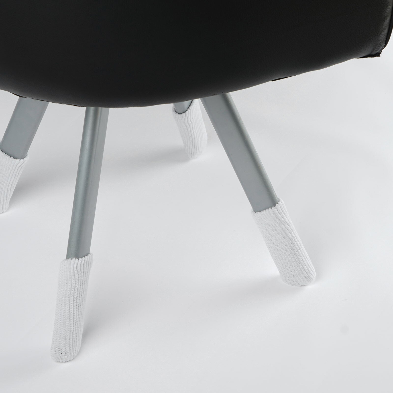 12Pcs Knitted Legs Socks Table Chair Leg Protectors End Cap Covers Floor Guards Anti Slip Furniture Feet Socks for Kitchen Patio