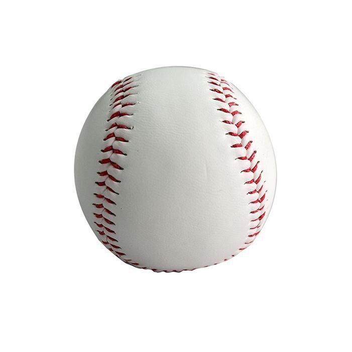 1 9-calowy trening treningowy ręcznie praktyka baseballowa standard 9 "nowy biały miękki skórzany korek centrum baseball softball gra zespołowa