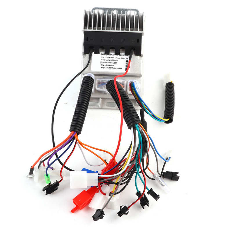 Electric Motorcycle 36V 48V 60V 72V 500W Brushless Controller Electric Vehicle Bike 3 Modes Sine Waves Speed Controller: 36V-48V