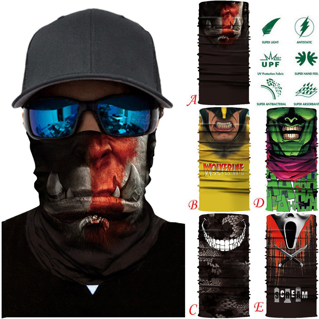 Masque de Ski cyclisme, écharpe de tête, cache-cou, cagoule de Ski, bandeau, masque de vélo d&#39;hiver, #30