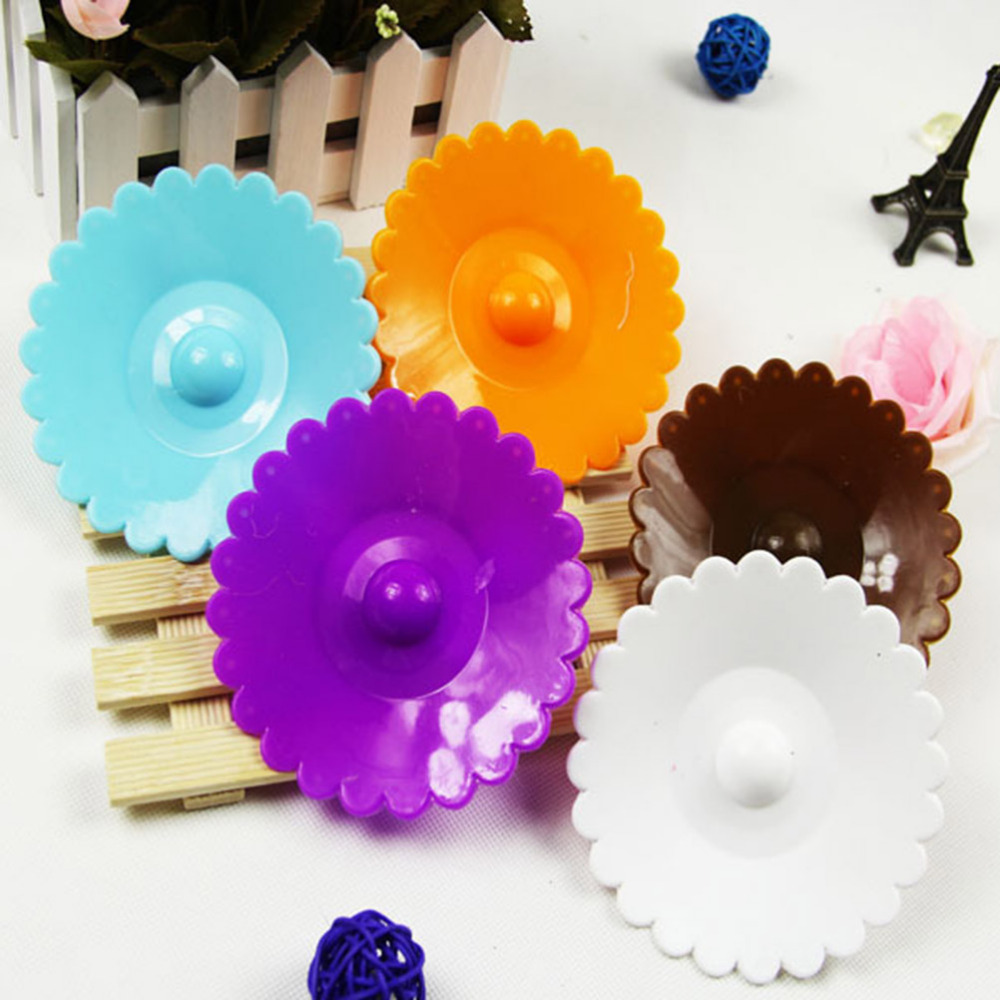 10.5cm Cute Anti-dust Silicone Glass Cup Cover Coffee Mug Suction Seal Lid Cap Silicone Lovely Bowknot Cup Cover