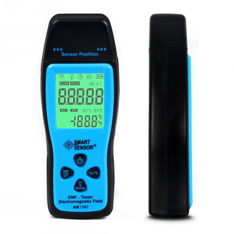 Elektromagnetisk felt strålingsdetektor håndholdt digital lcd strålingsdosimeter mini emf tester dosimeter tester meter tæller