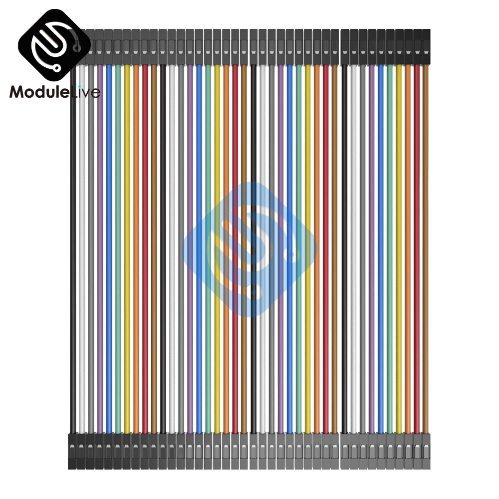 40pin dupont kabel jumper draht dupont linie buchse auf buchse dupont linie 10cm 1P durchmesser 2,54mm Für arduino