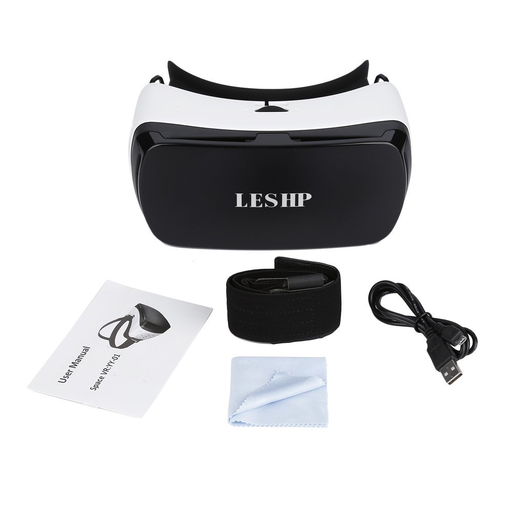 Leshp 3D Vr Bril Headset Virtual Reality Bril Vr Doos Spelen Films Foto 'S Genot Voor Smartphones
