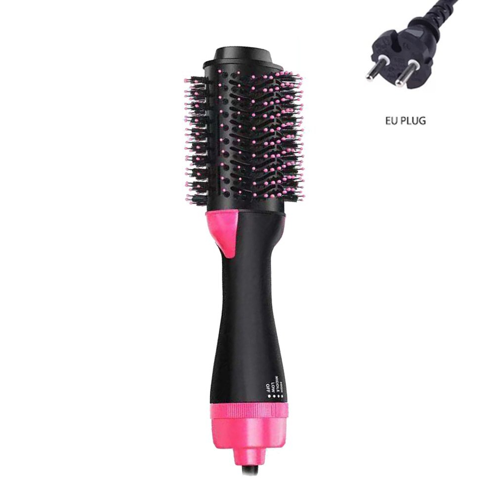 Two-In-One Hair Comb Infrared Negative Ion Air Combing Straight Dual-Purpose Hair Dryer Modeling Comb: EU