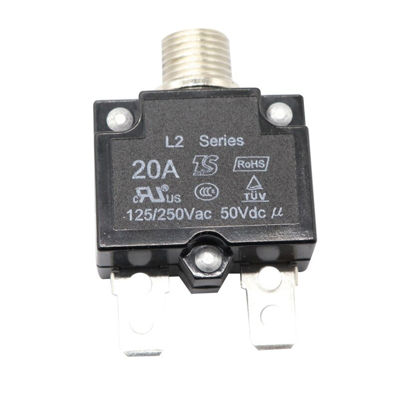 12V 5A 10A 15A 20A 30A Drukknop Zelfherstelbare Thermische Stroomonderbreker Panel Mount Vakmanschap Voor Overbelasting reset #296853