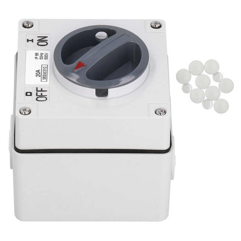 emergency light led Outdoor Waterproof Socket Dustproof Isolation On‑Off Buttons Indicators 500V led: 3P20A