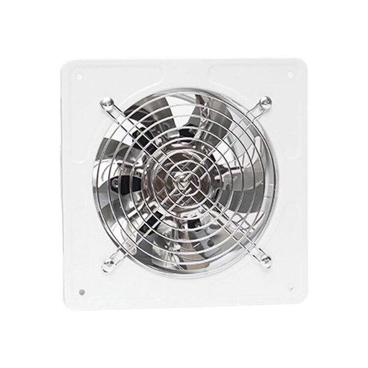 ！-220V Ventilator Extractor Wall Mounted 6 Inch Exhaust Fan Low Noise Home Bathroom Kitchen Garage Air Vent Ventilation: White