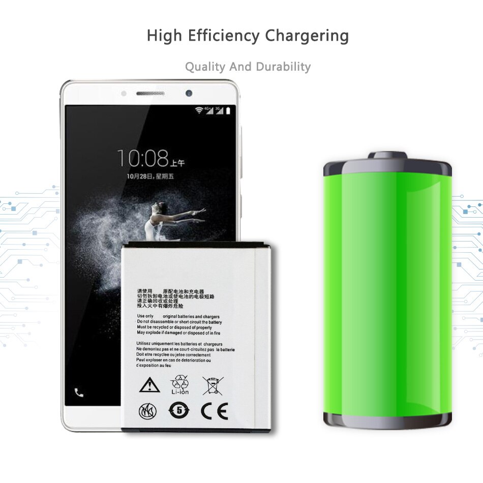 Li3825T43p3h775549-batería nueva para ZTE Grand X Quad, V987, U935, V967s, herramienta libre de batería de
