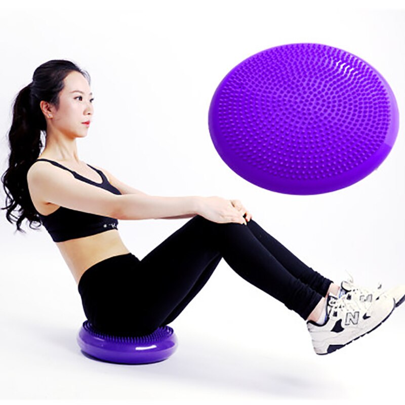 Duurzaam Opblaasbare Balance Pad Voor Yoga Pilates Zachte Kussen Taille En Buik Stabiliteit Core Training Yoga Fitness Disc Kussen