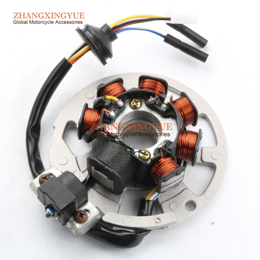 7 kela 6 johdin ac magneto staattori yamaha aeroxille 50 akseli 50 tuulta 50 jog 50 r ac jog  rr 50 lc neos 50 miksi 50 zuma 50 2t